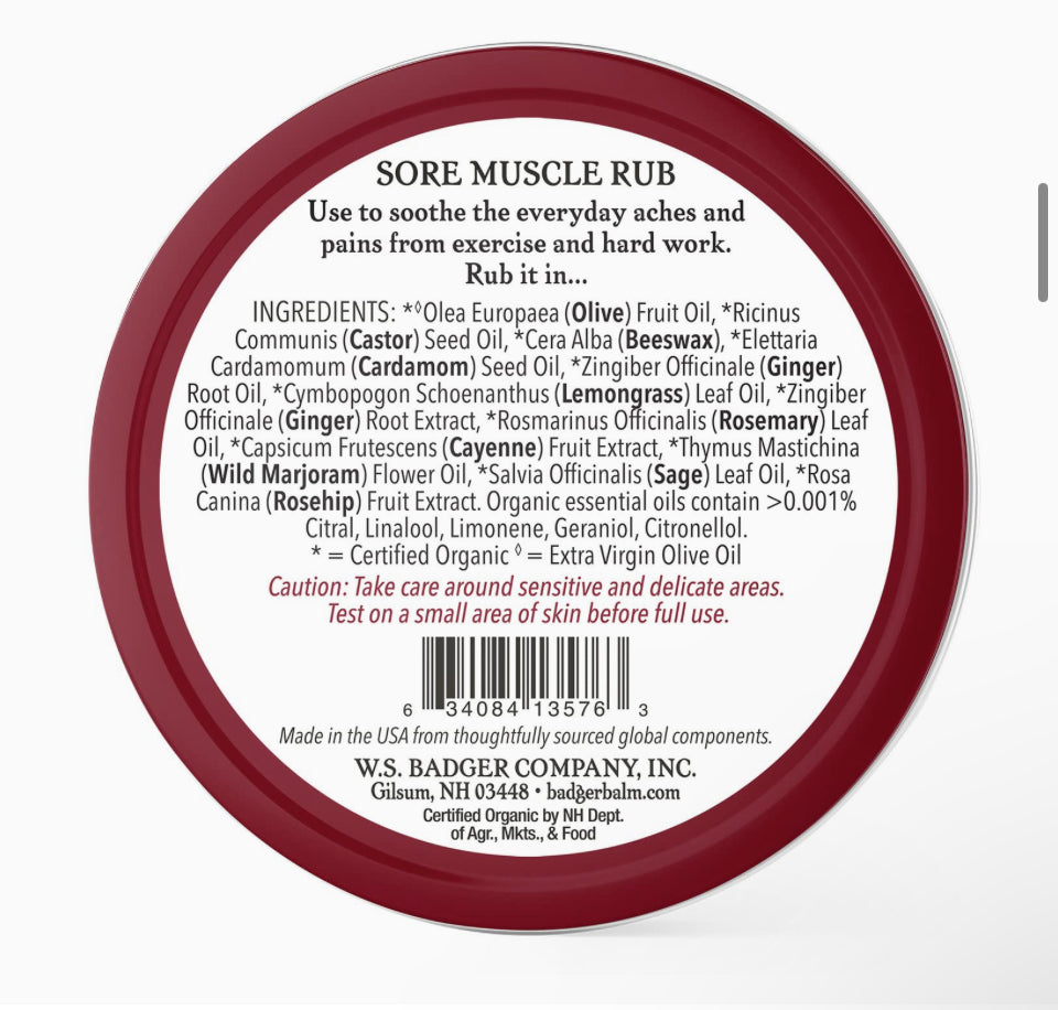Badger Balm 2oz Tins