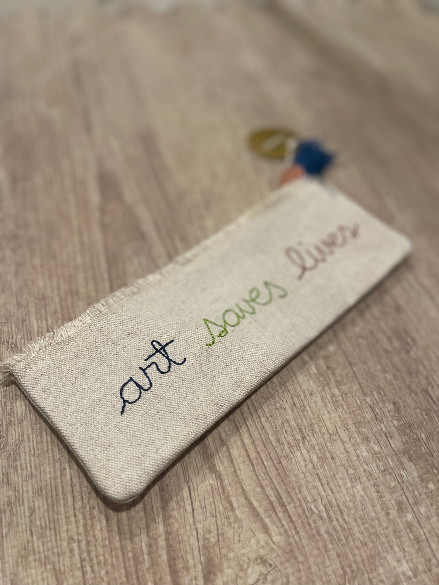 "Art Saves Lives" Pencil Case