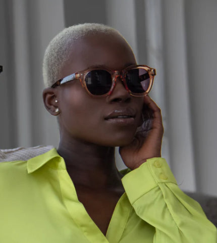 Champagne Sundrop Reader Sunglasses | A. J. Morgan