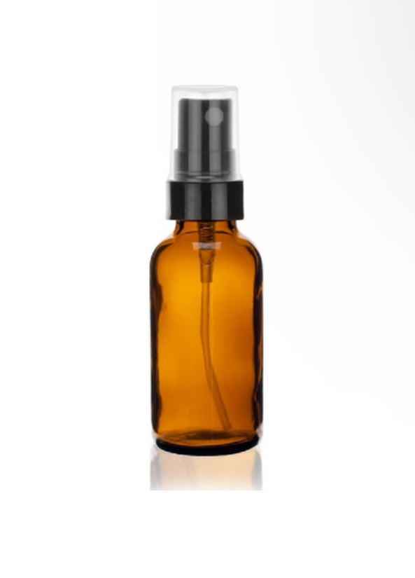 Amber Glass Fillable Bottles