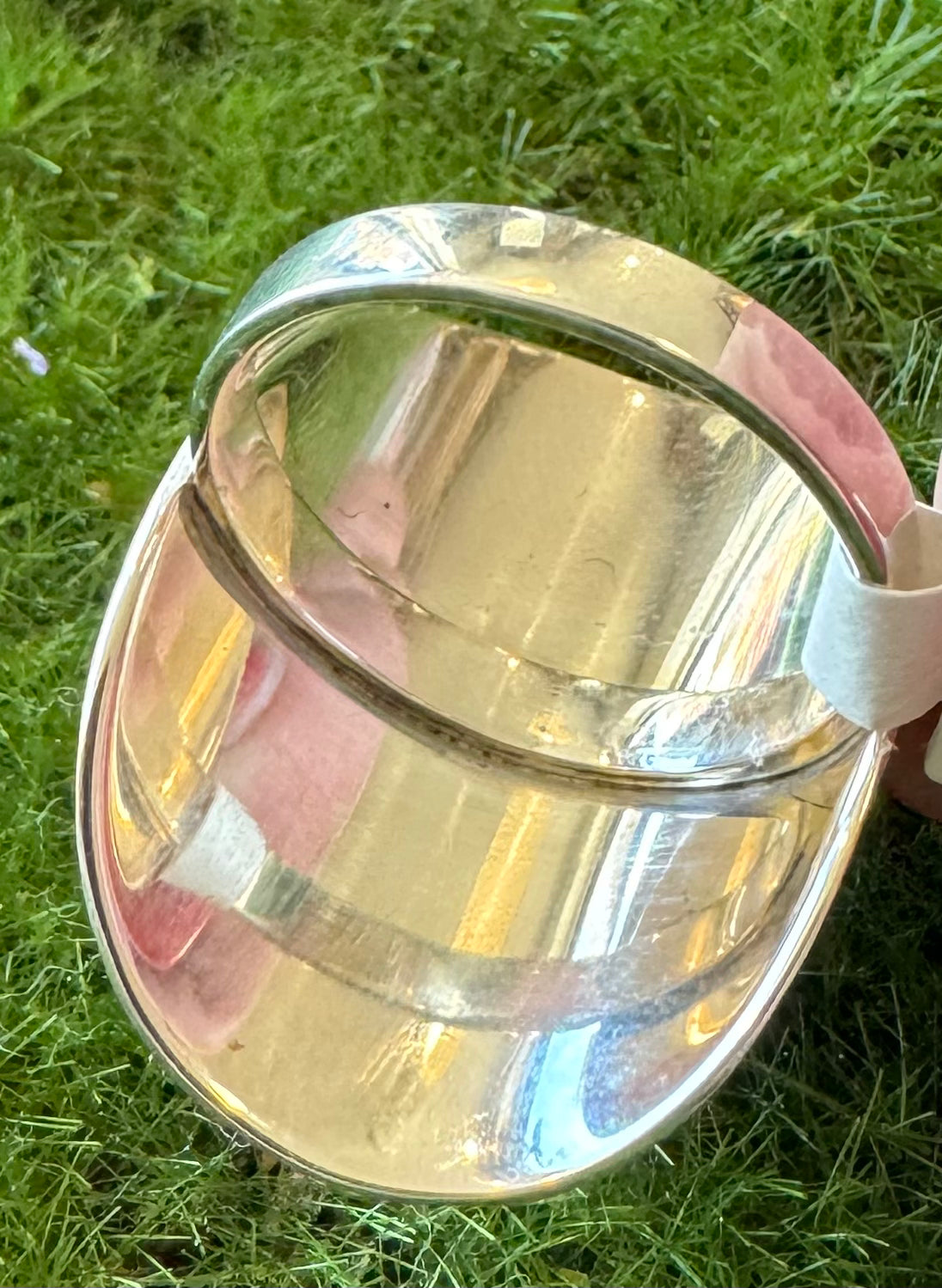 Cigar Band Sterling Silver Ring