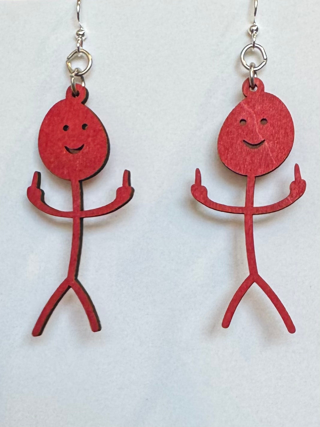 Flippin Stick Man Earrings # 1793