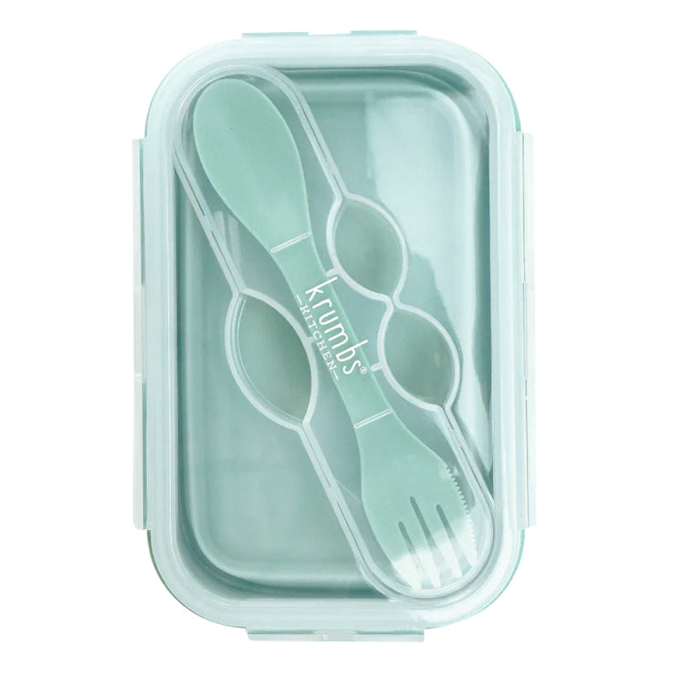 Silicone Lunch Container Kit, Collapsible | Krumbs Kitchen