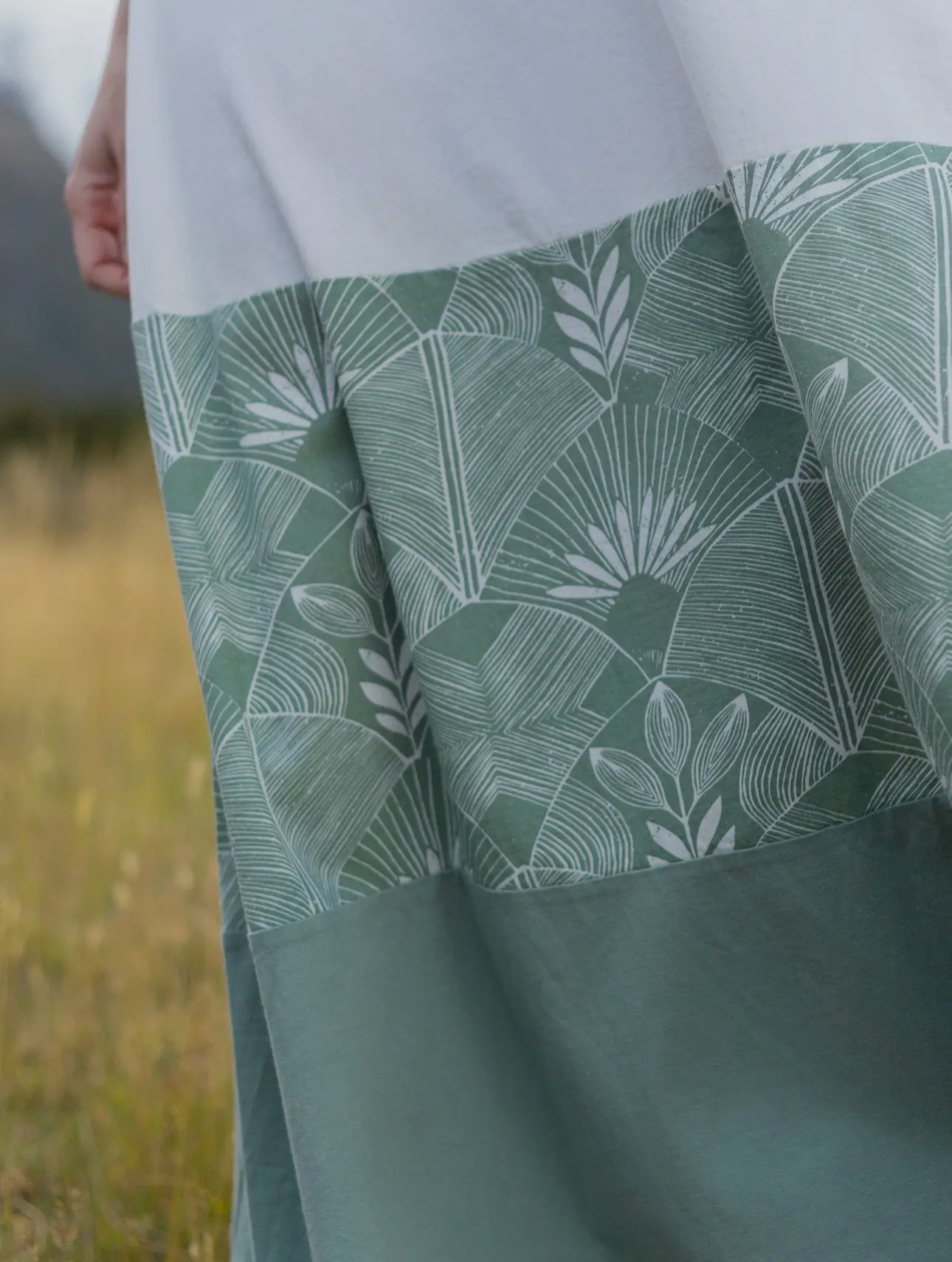 Deco Front Organic Maxi Dress