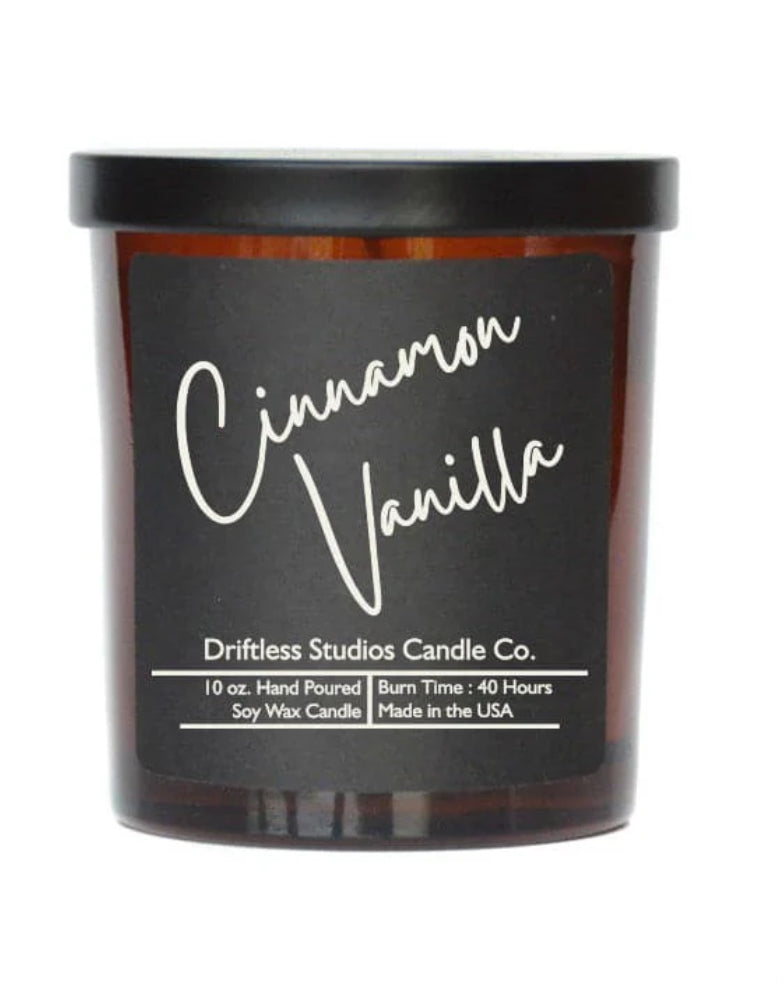 Cinnamon Vanilla Soy Candle | Driftless Candle