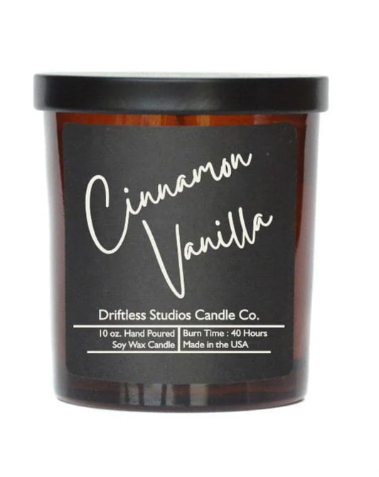 Cinnamon Vanilla Soy Candle | Driftless Candle