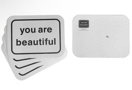 You Are Beautiful Postcard