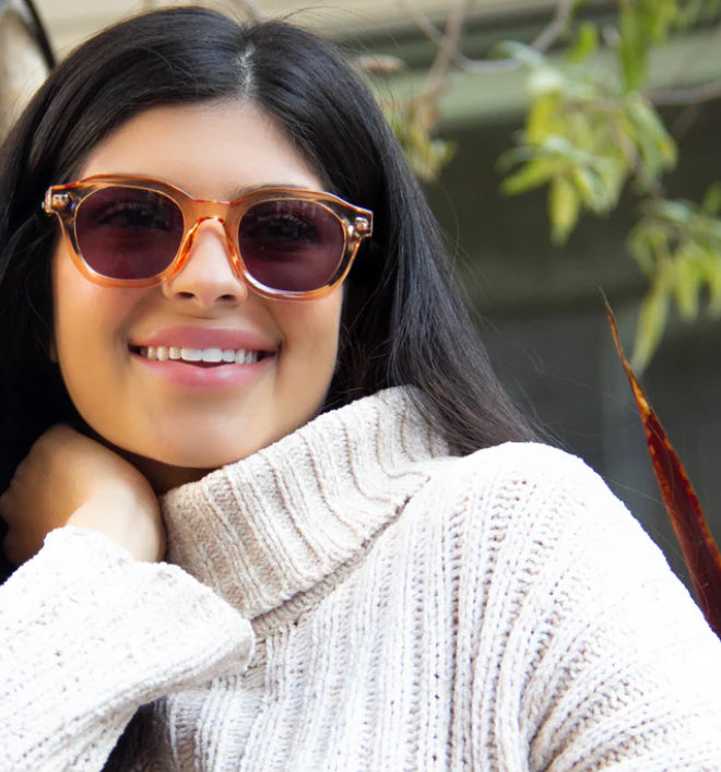 Champagne Sundrop Reader Sunglasses | A. J. Morgan