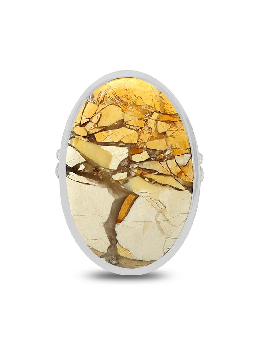 Brecciated Mookaite Ring | Size 12