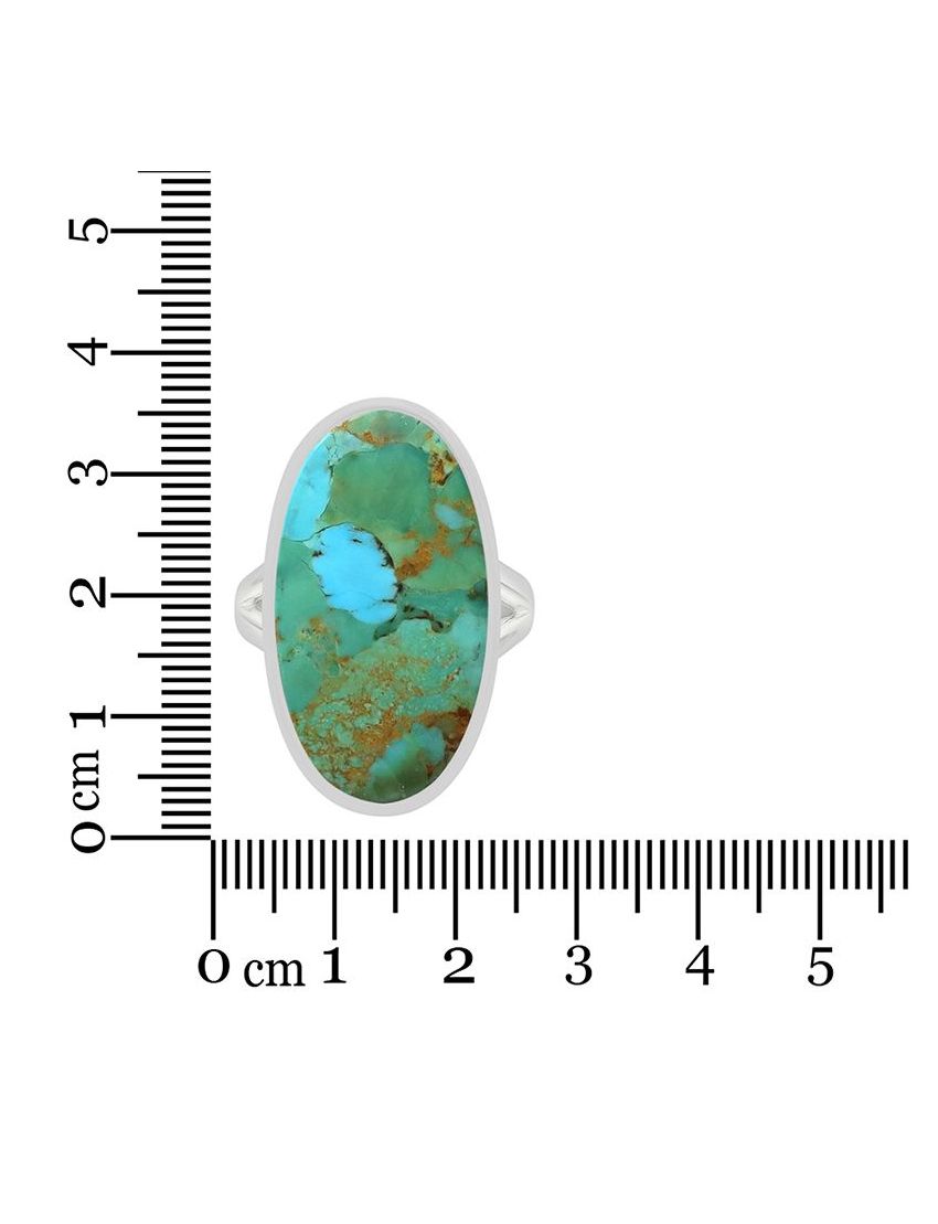 Mojave Blue Turquoise Ring | Size 11
