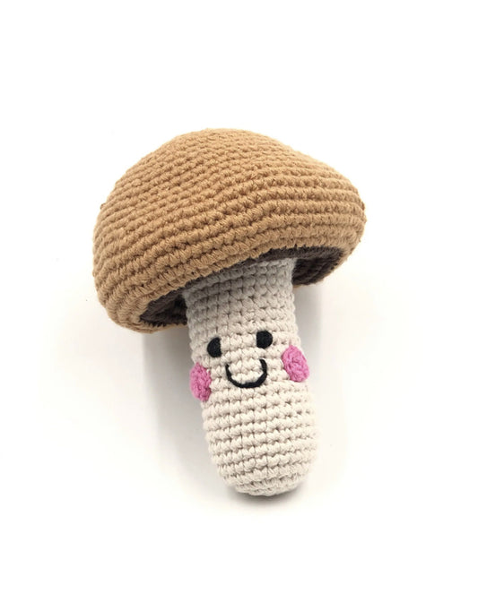 Brown Toadstool Rattle | by Pebble