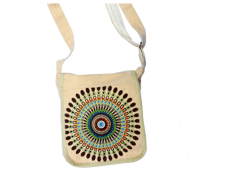 Cosmic Debris Canvas Mandala DJ Bag
