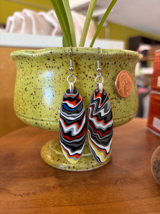 Fordite Earrings