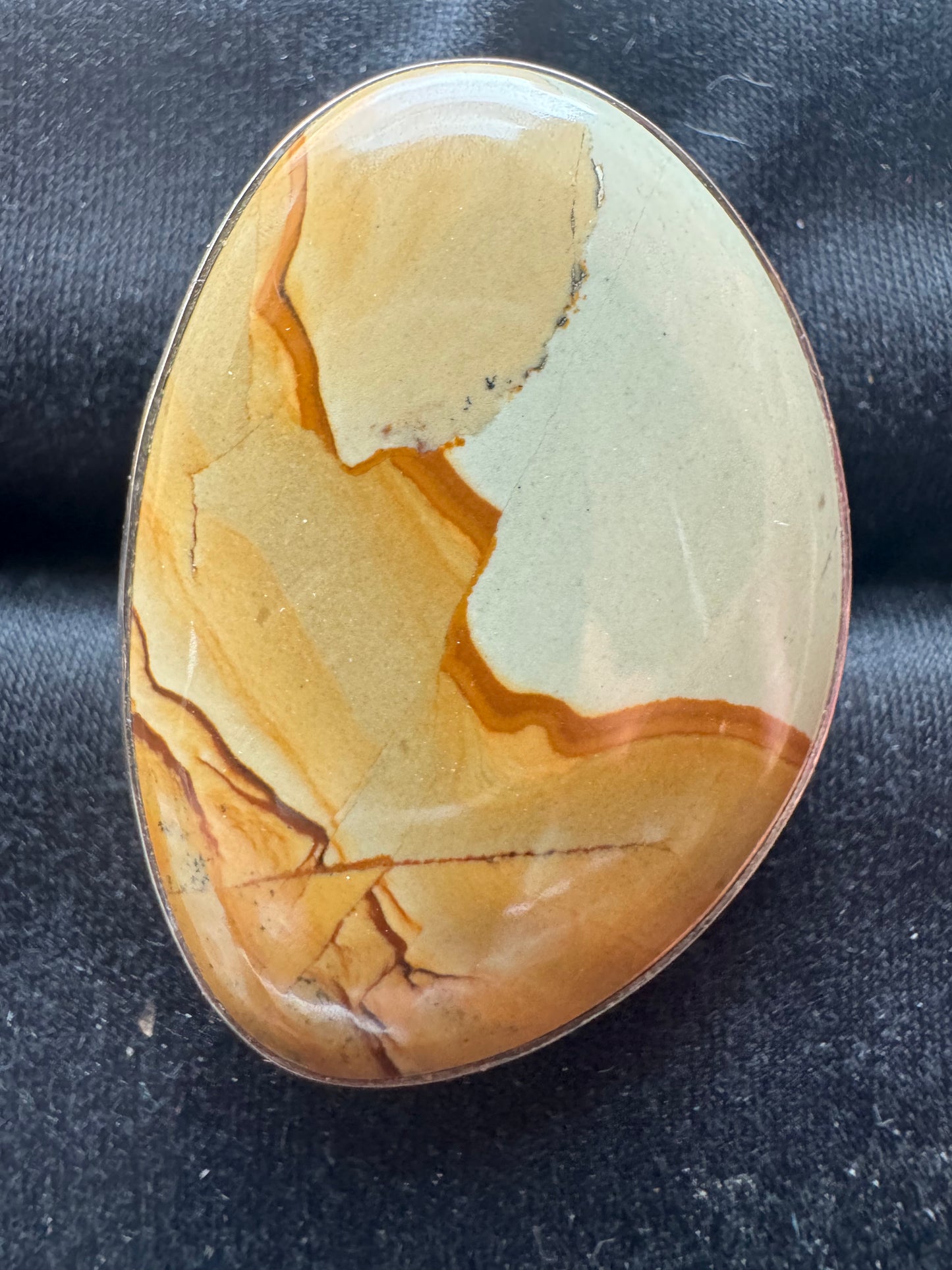 Picture Jasper Ring | Adjustable