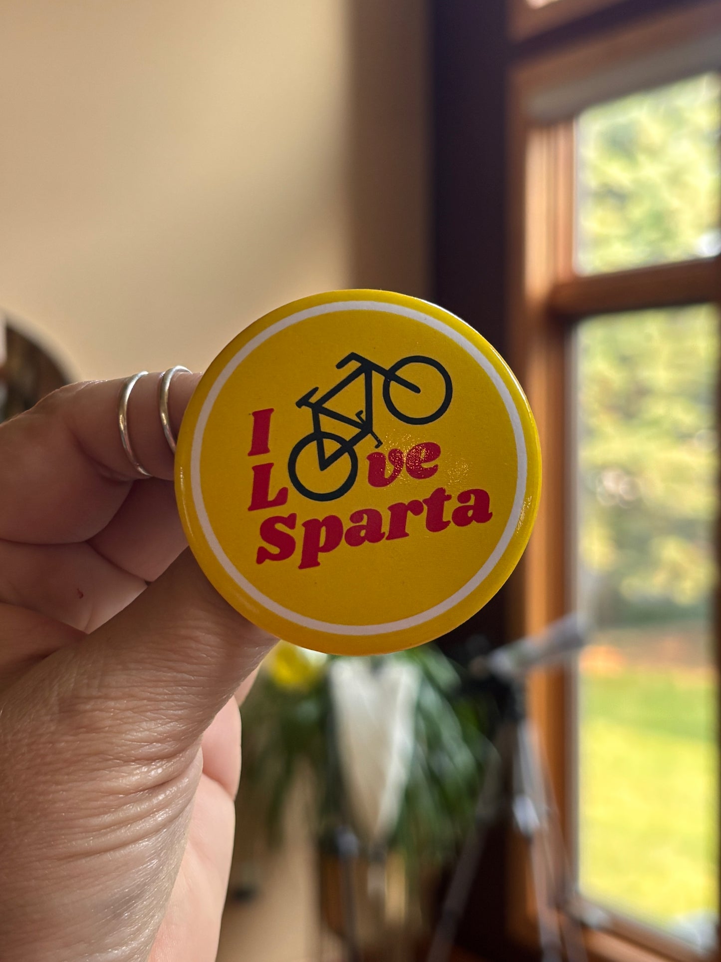 I Love Sparta Button 2.25”
