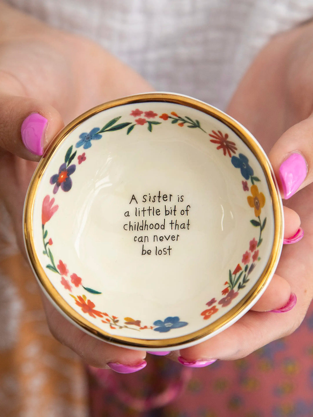 Ceramic Giving Trinket Bowl - Sister