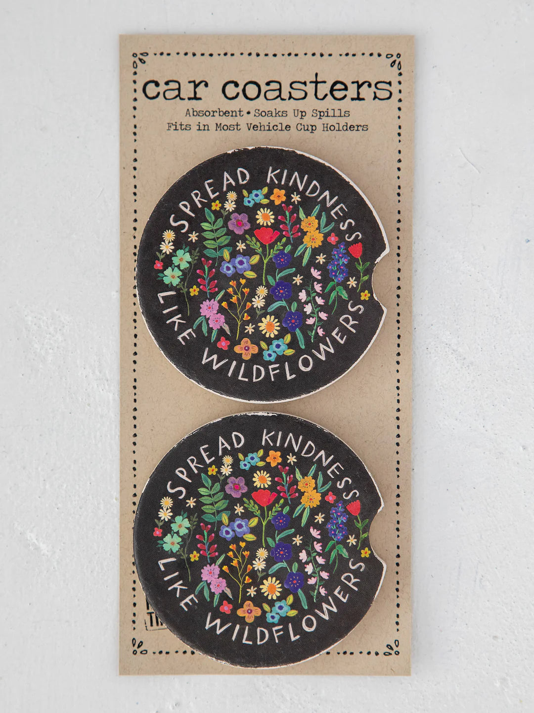 Car Coasters - Kindness, Set of 2