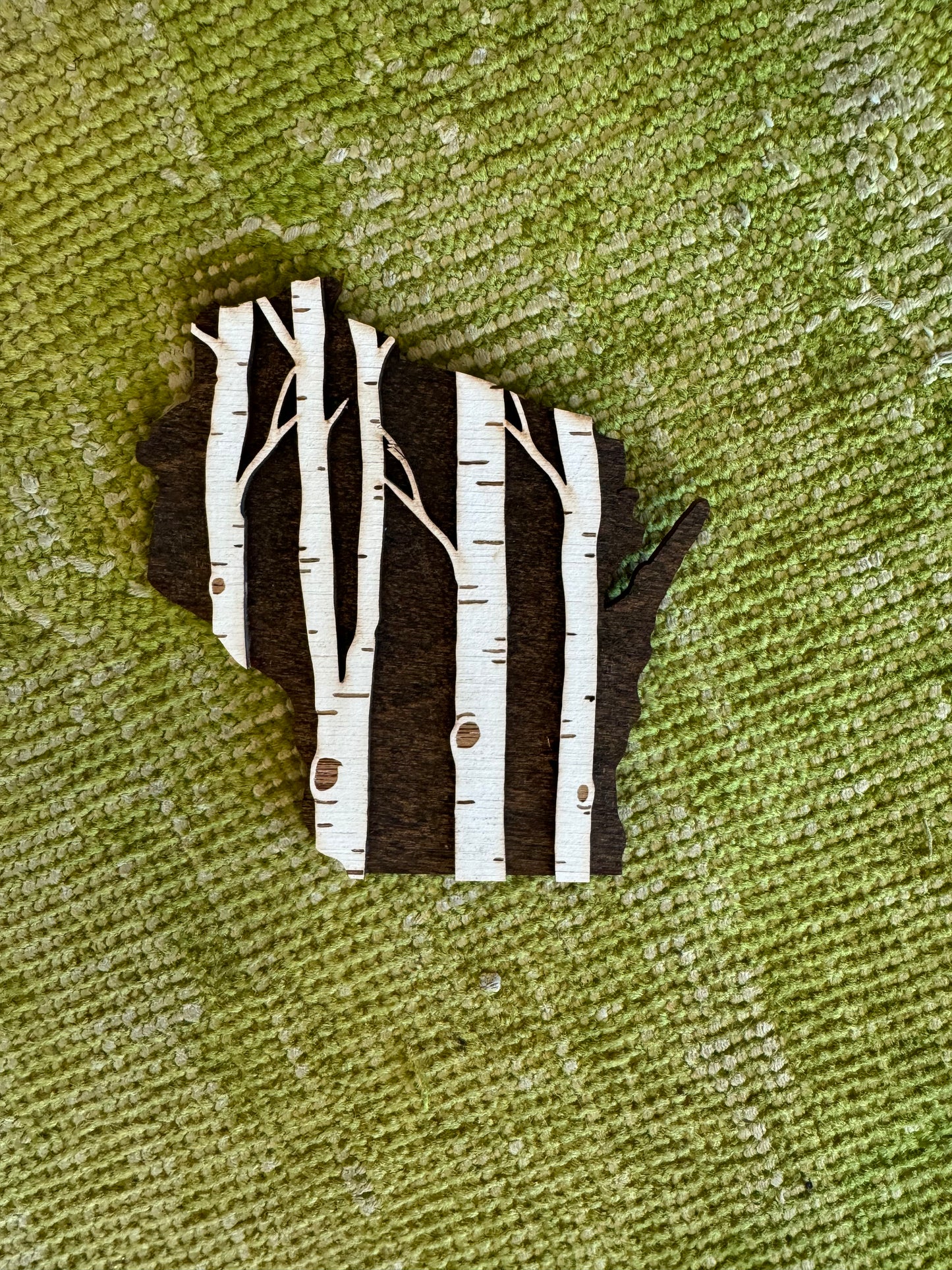 Wisconsin Wooden Magnet | Knit & Nailed