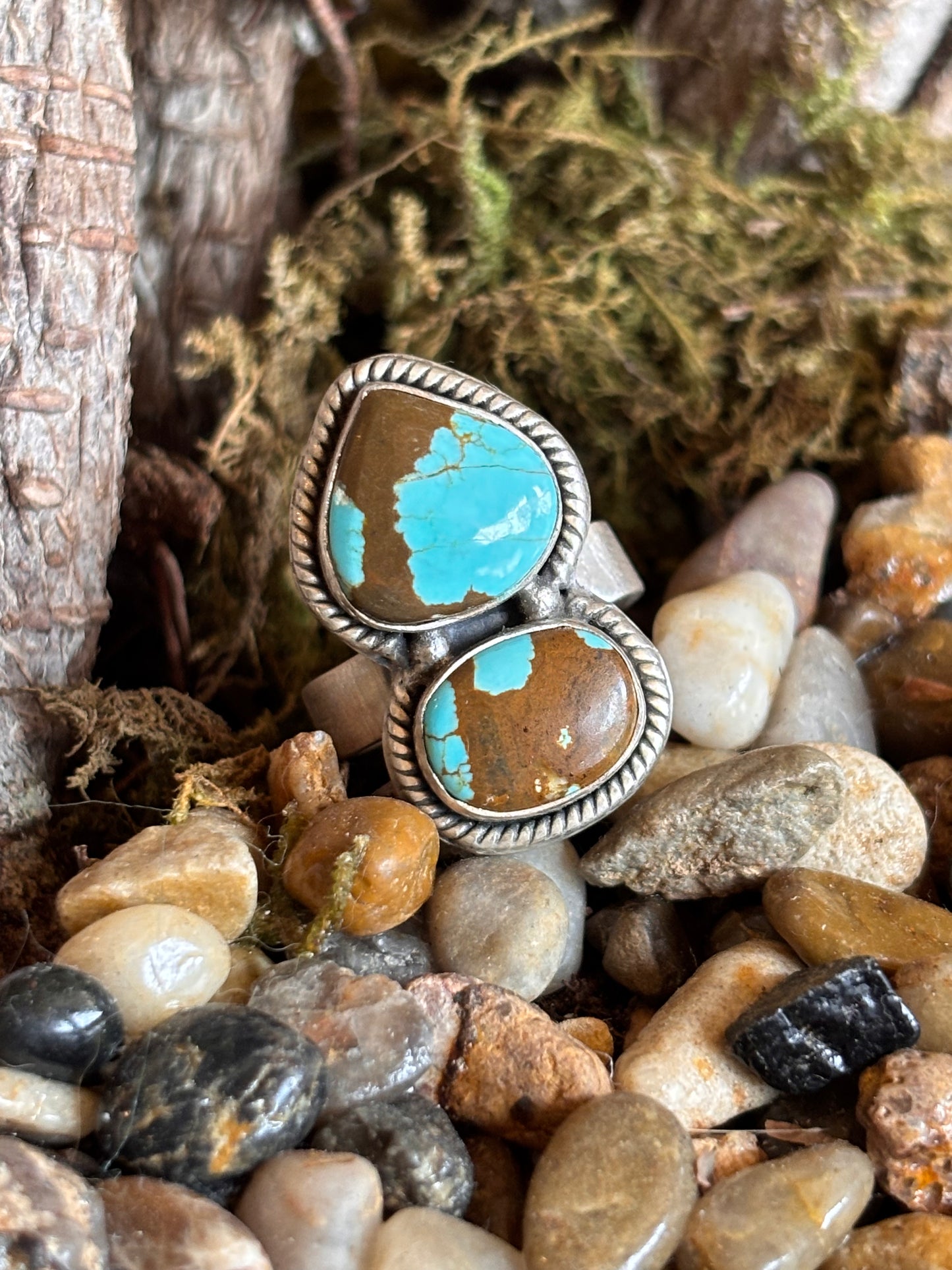#8 Turquoise Ring | Adjustable