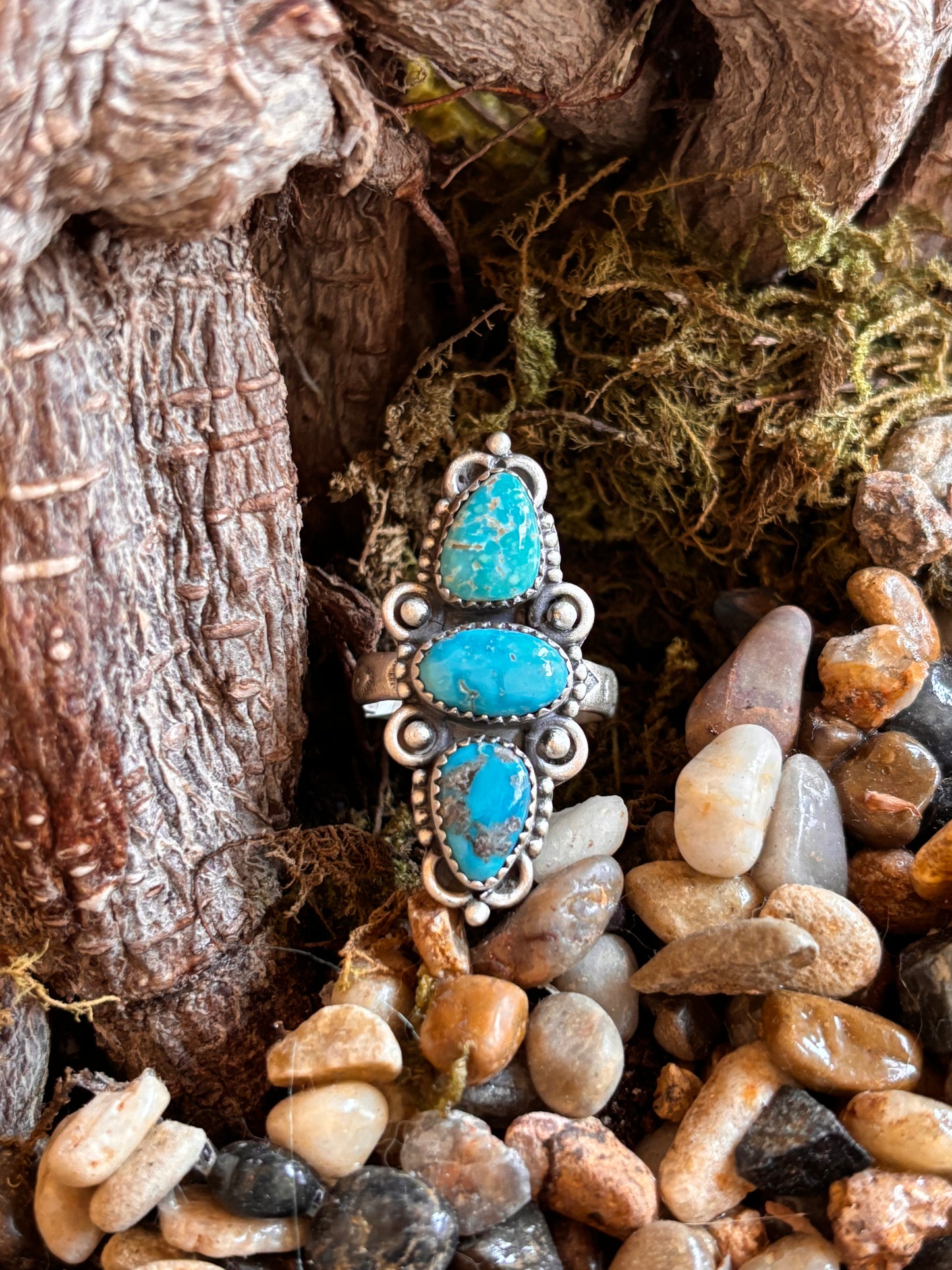 Blue Ridge Turquoise Ring | Size 10.5
