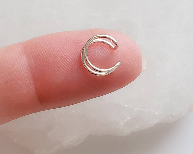 Double wire ear cuff