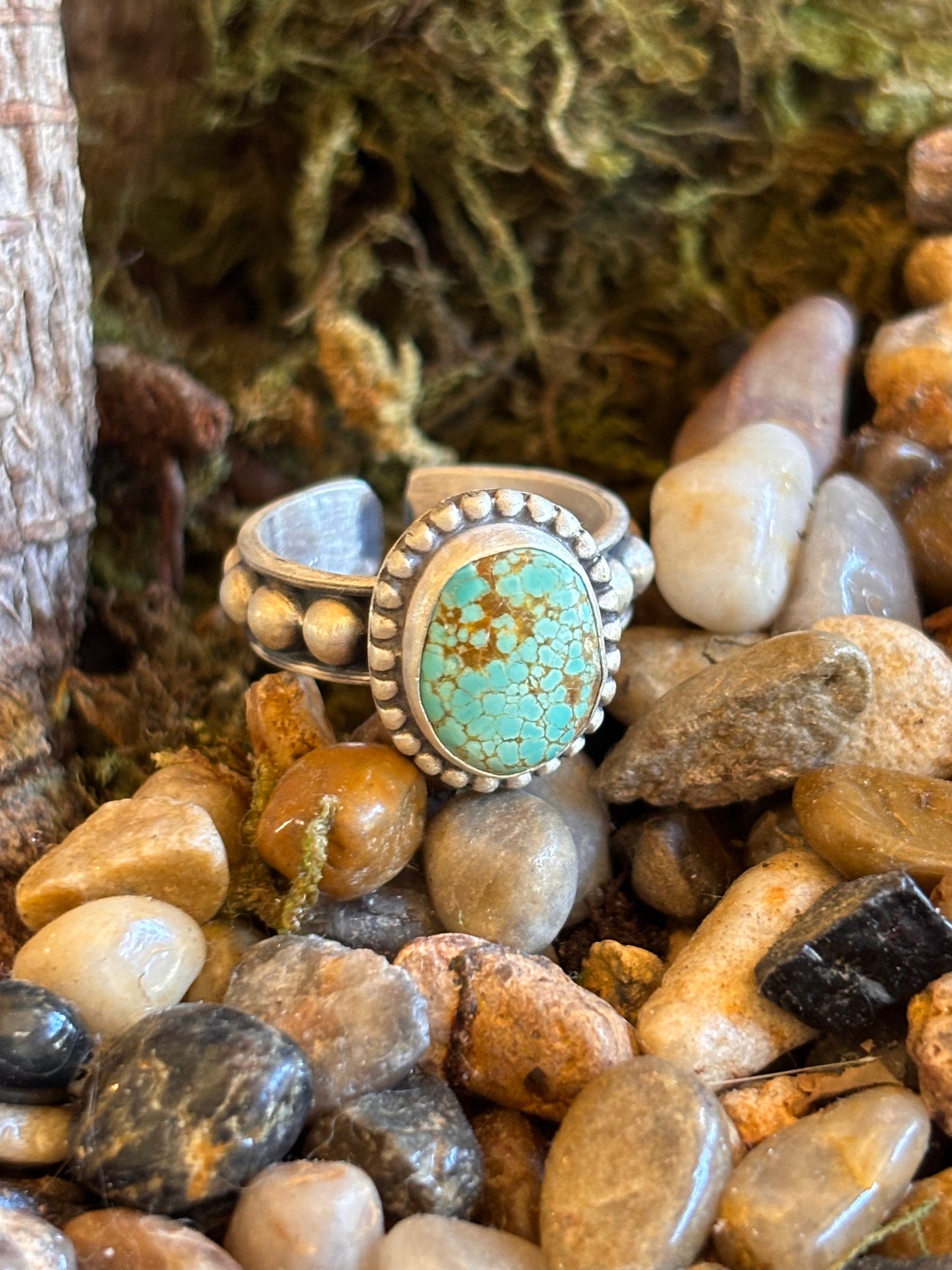 #8 Turquoise Ring | Adjustable