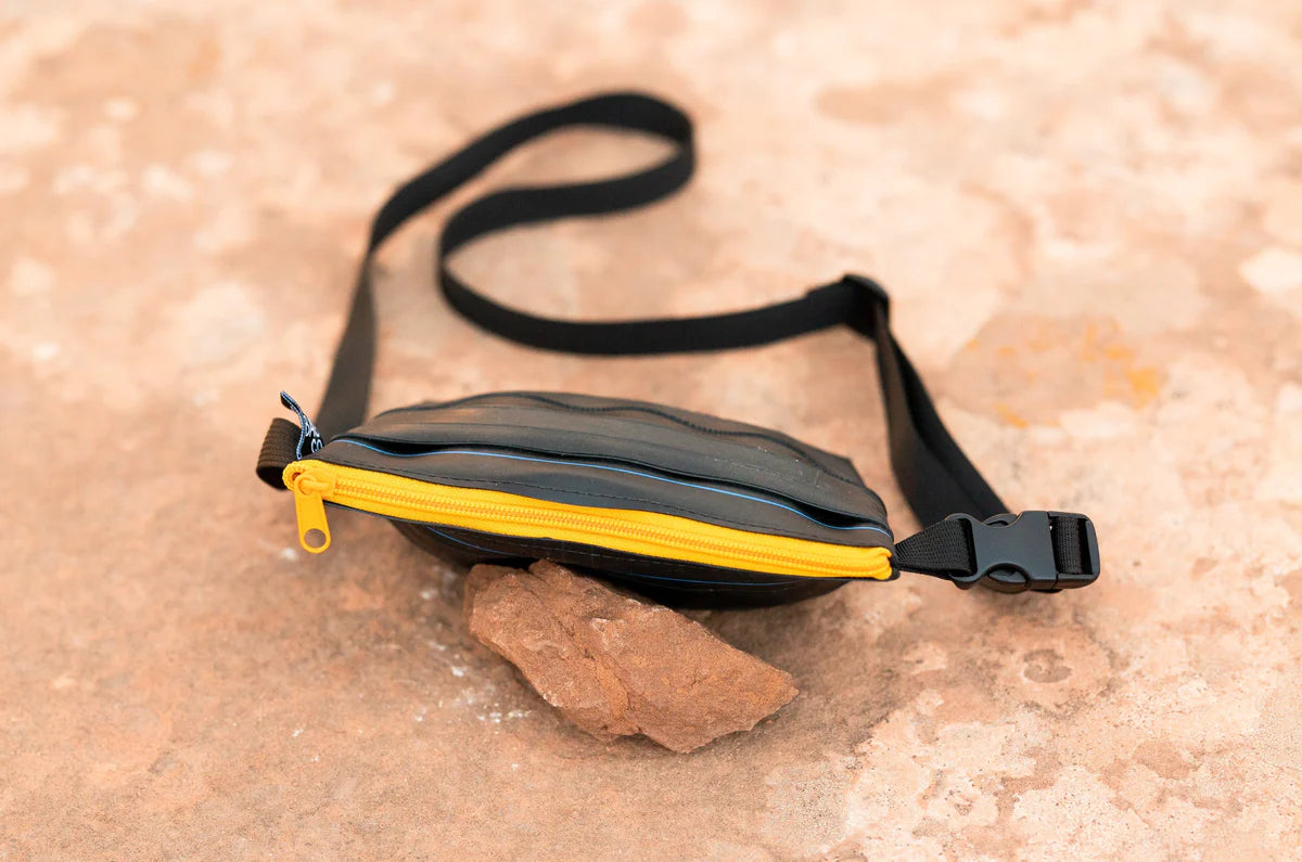 MOAB BAG CO Up-cycled Bike Tube Hip Bag