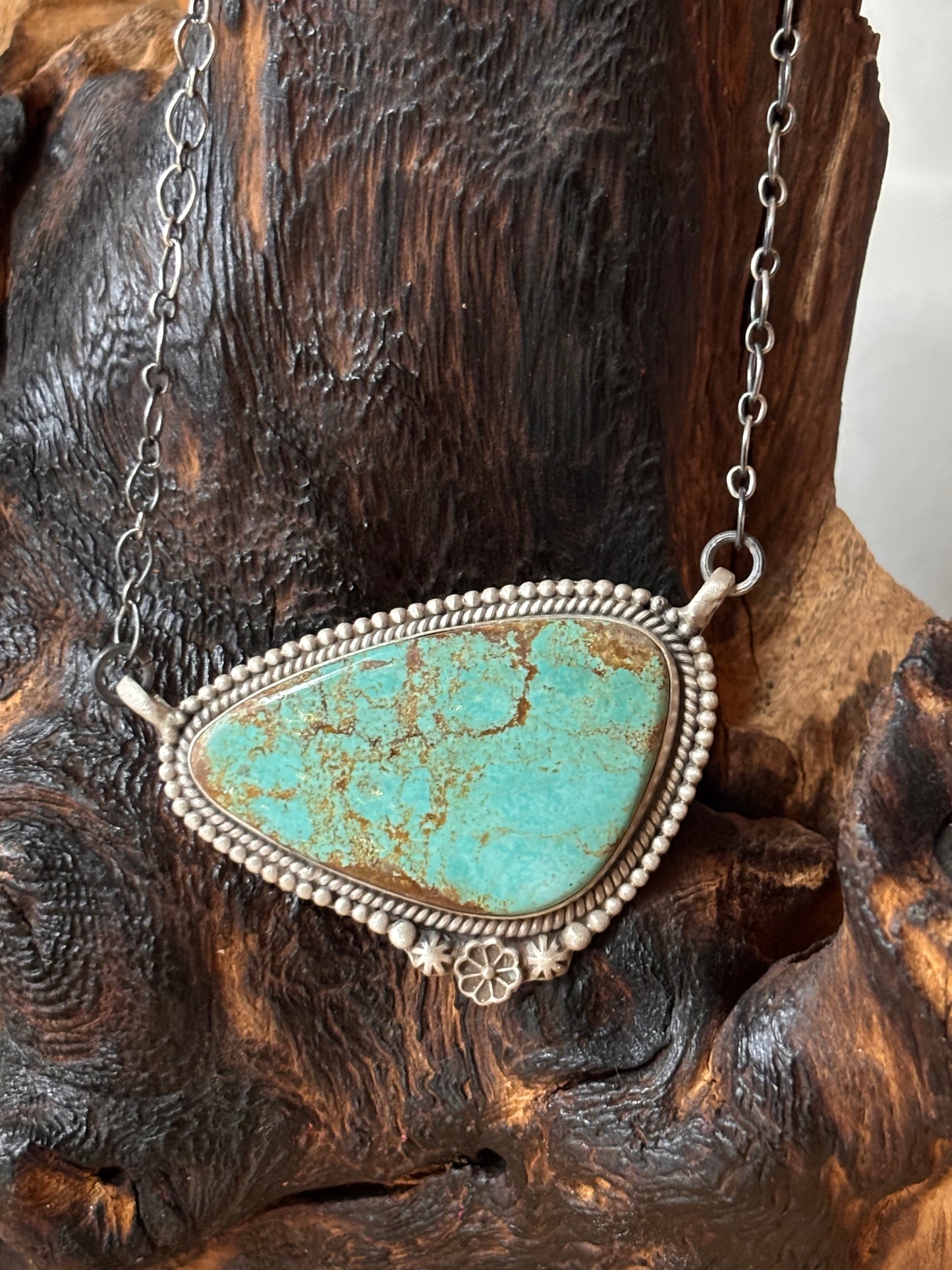 Number 8 Turquoise Necklace