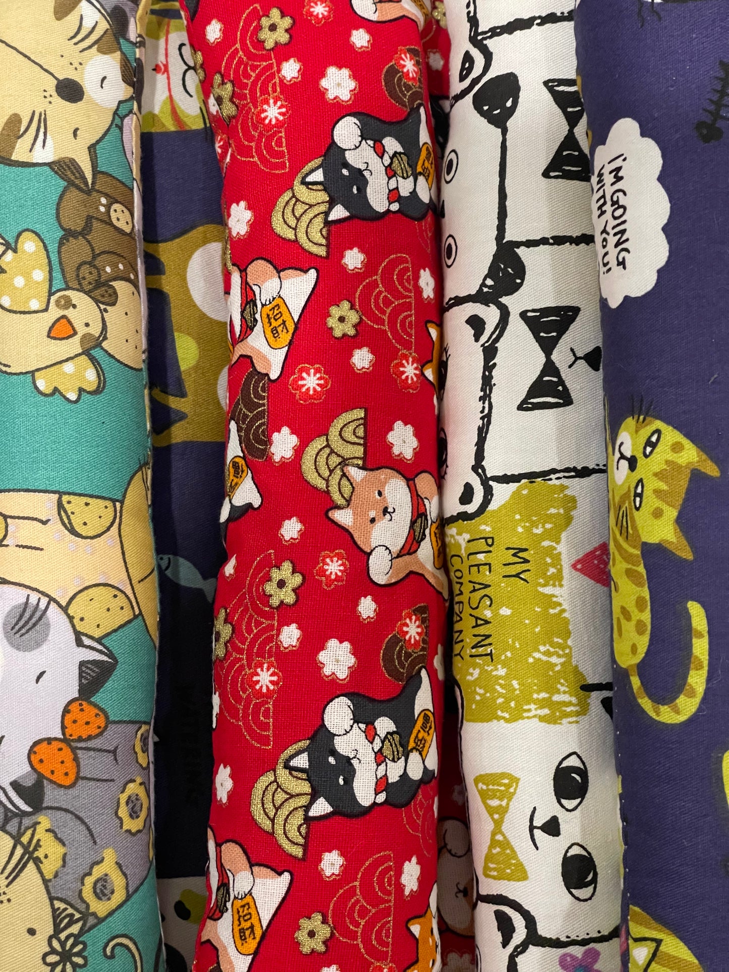 Cat Kicker Random Fabric