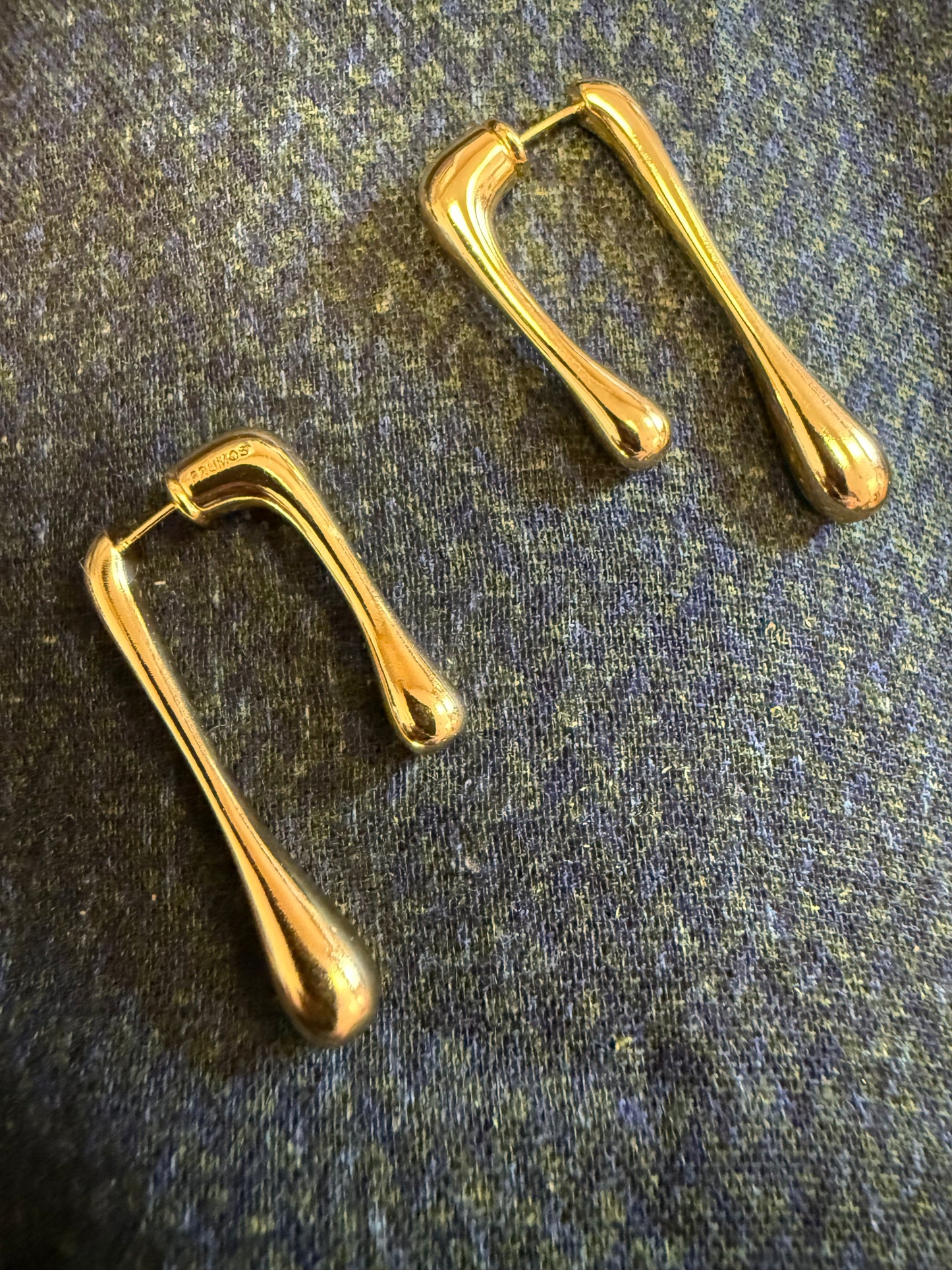 Gold Plated Sterling Silver Post Earrings