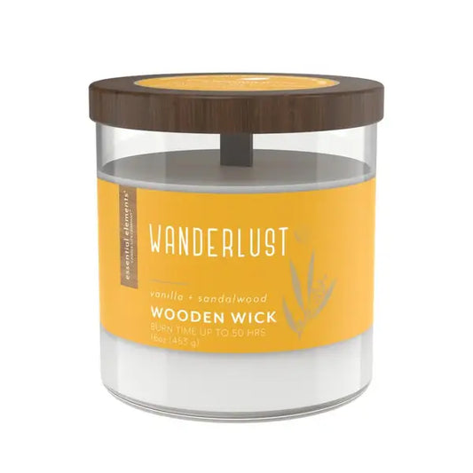 Wanderlust Wooden Wick Candle
