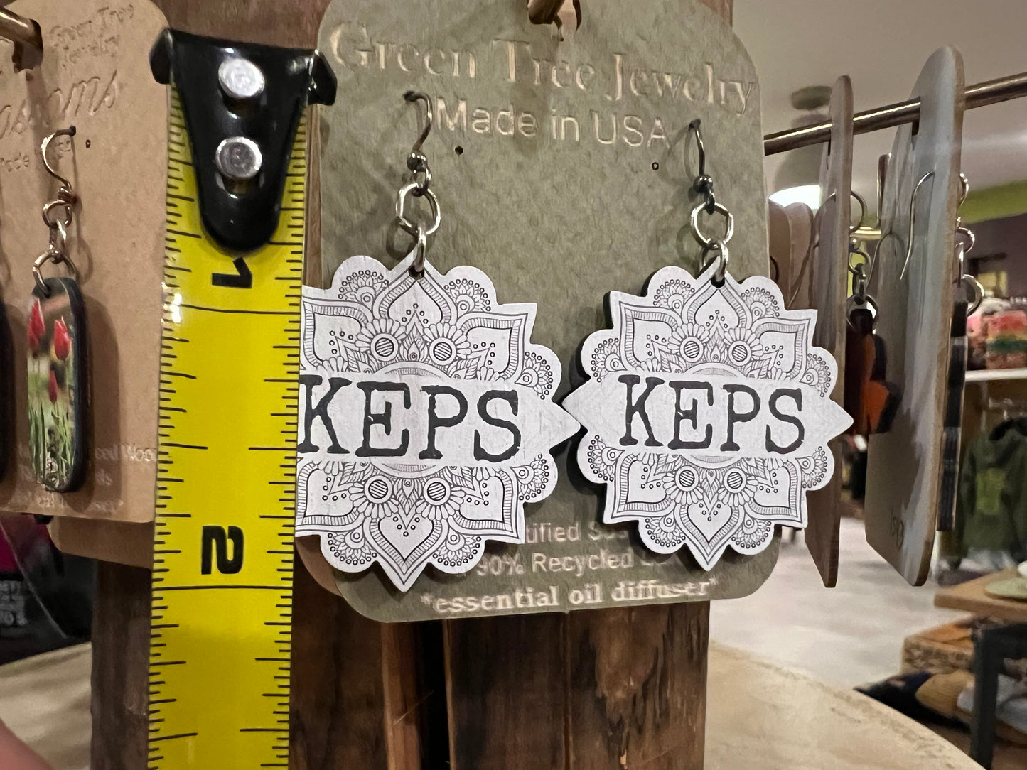Green Tree Earrings | KEPS