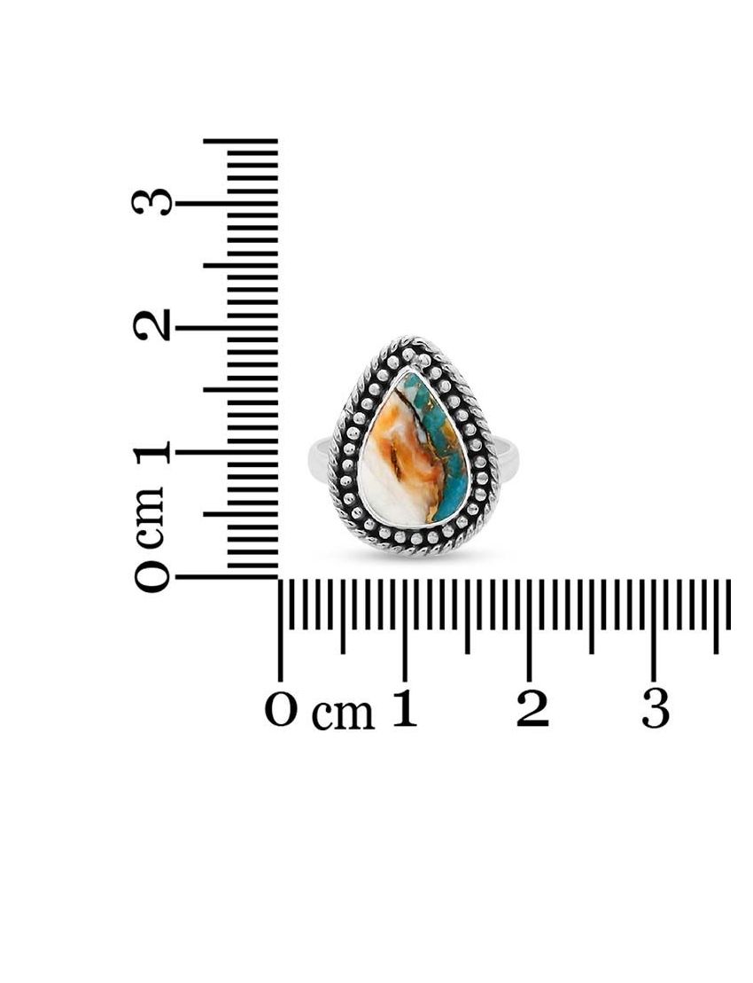 Oyster Turquoise Ring | Size 6