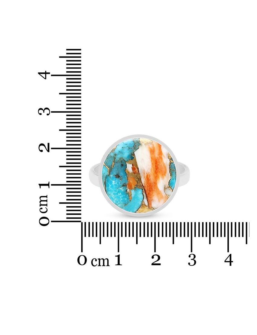 Oyster Turquoise Ring | Adjustable