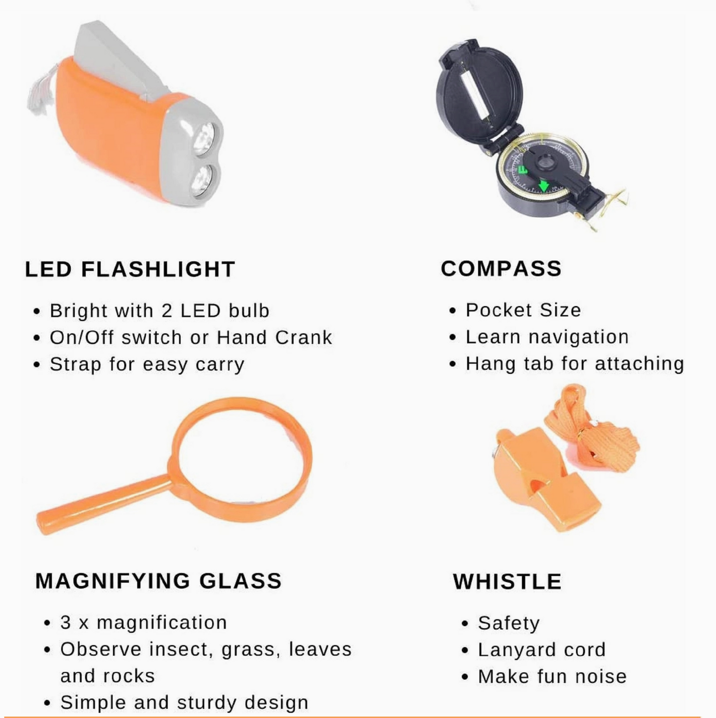 Kids Binoculars Explorer Kit
