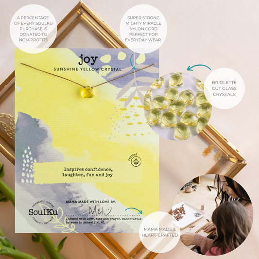 Sunshine Yellow Soul Shine Necklace for Joy