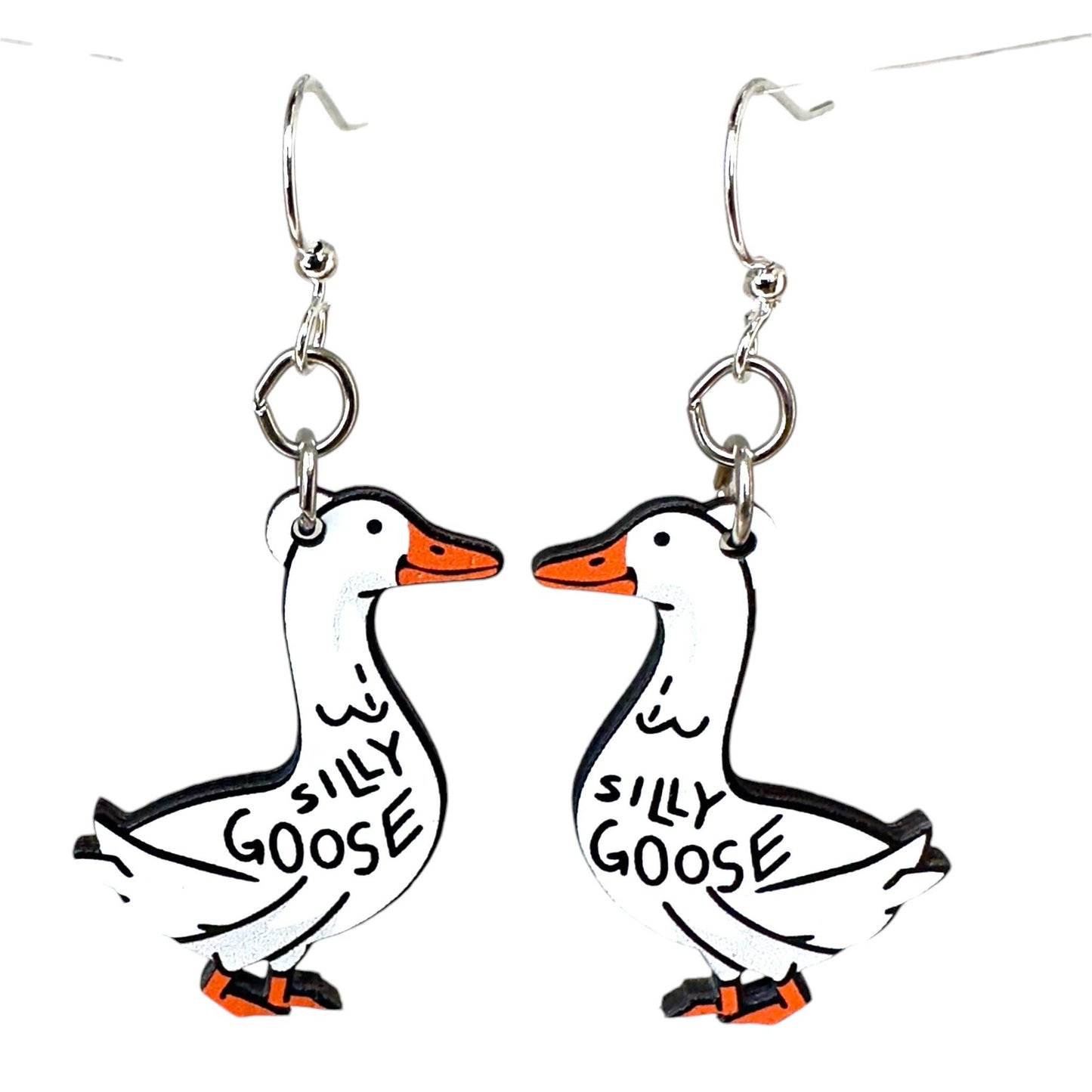 Silly Goose Earrings