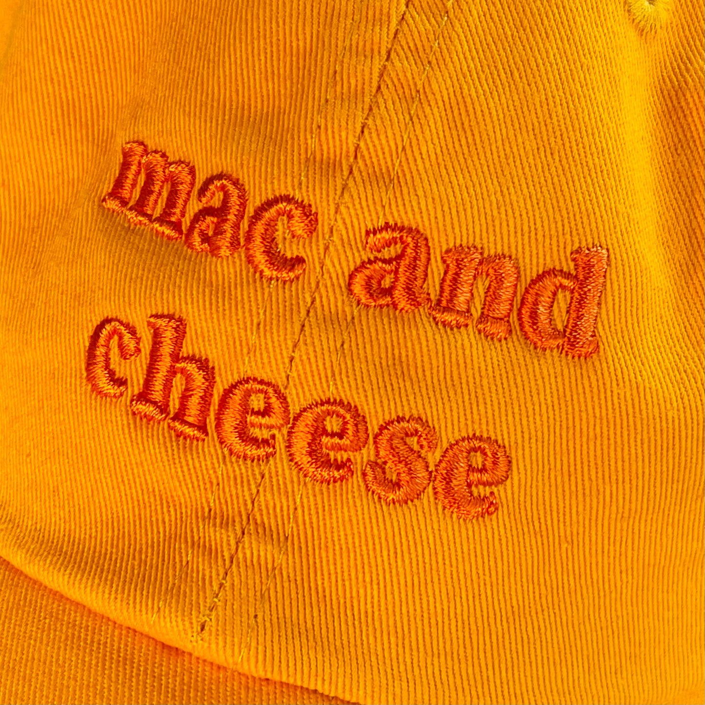 Mac and Cheese Baseball Cap Dad Hat