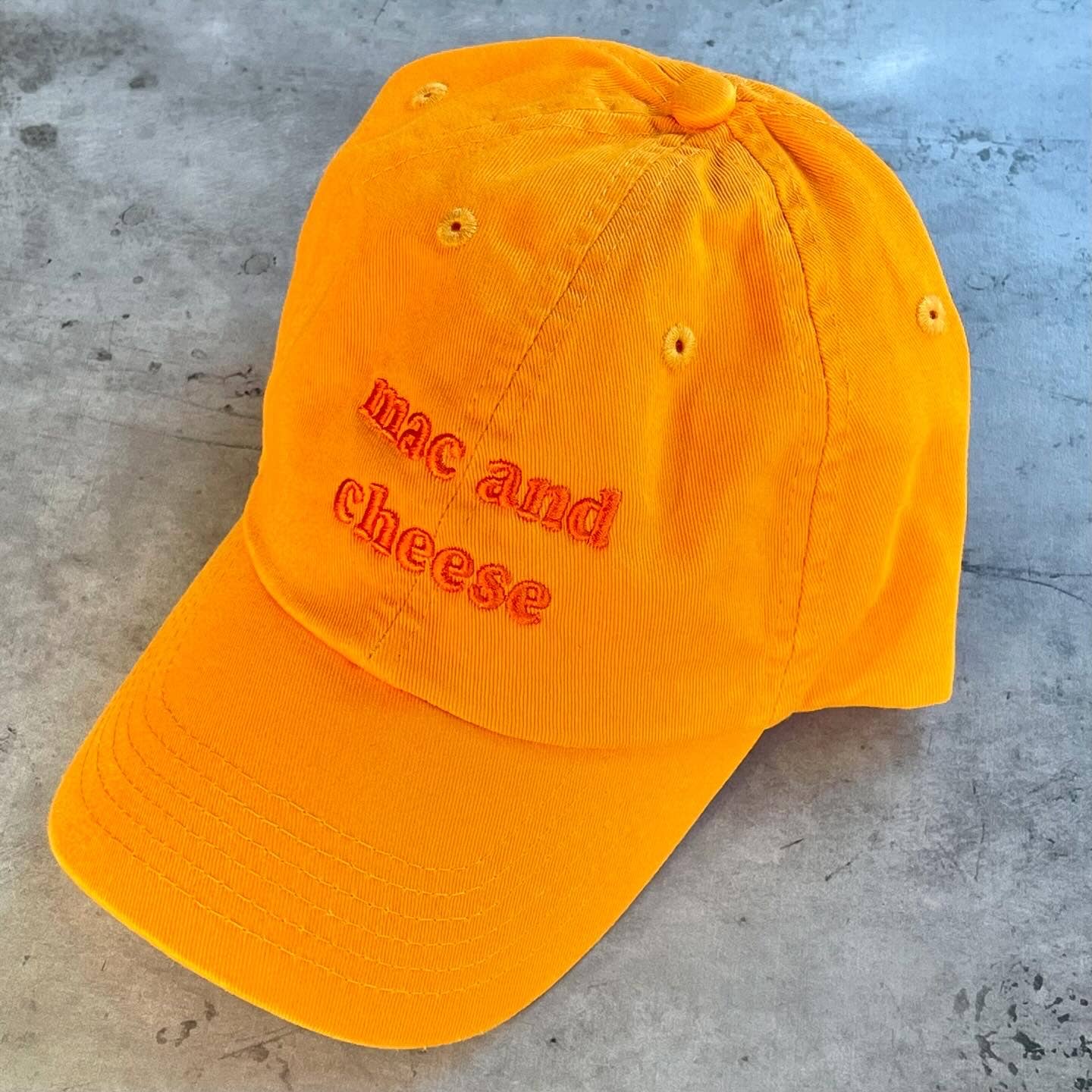 Mac and Cheese Baseball Cap Dad Hat