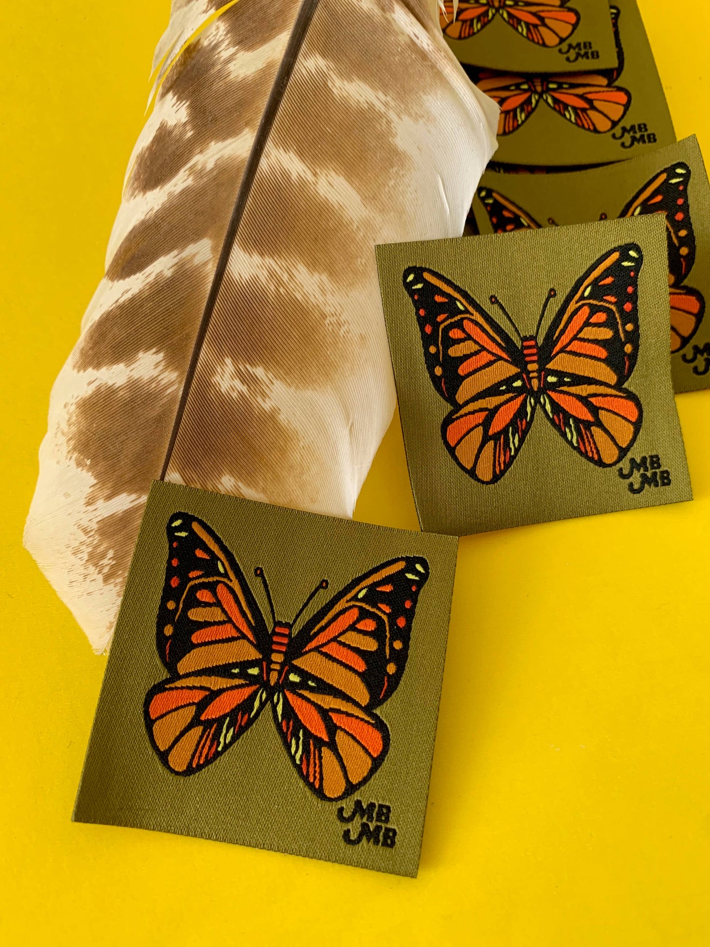 It's a Butterfly-Woven Iron on Patch