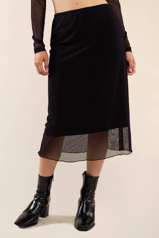 Bess Mesh Skirt - Plus Size