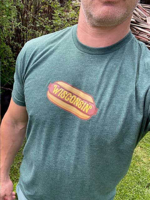 Wisconsin Mustard Brat Tshirt