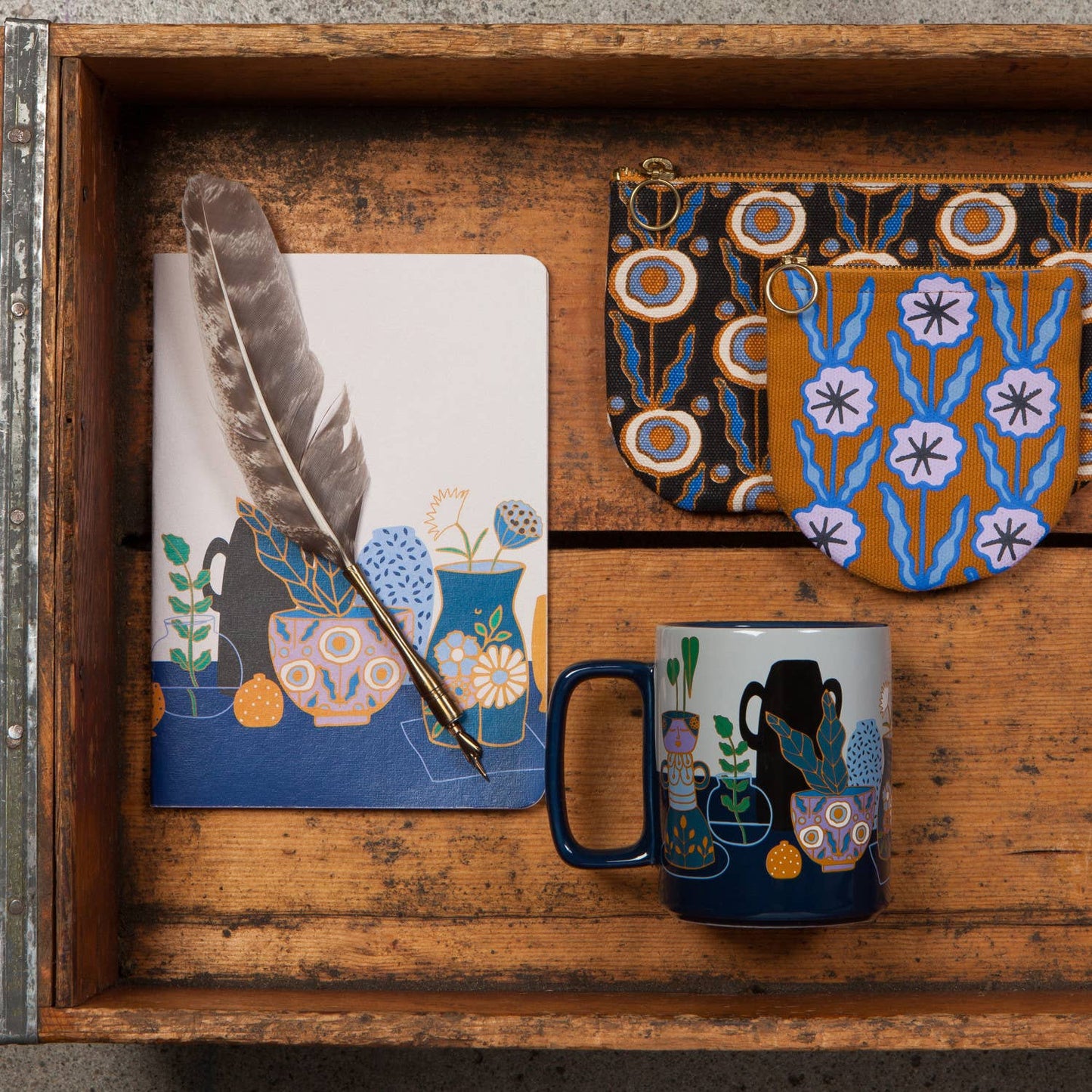 Still Life Ceramic Studio Mug 14 oz Capacity
