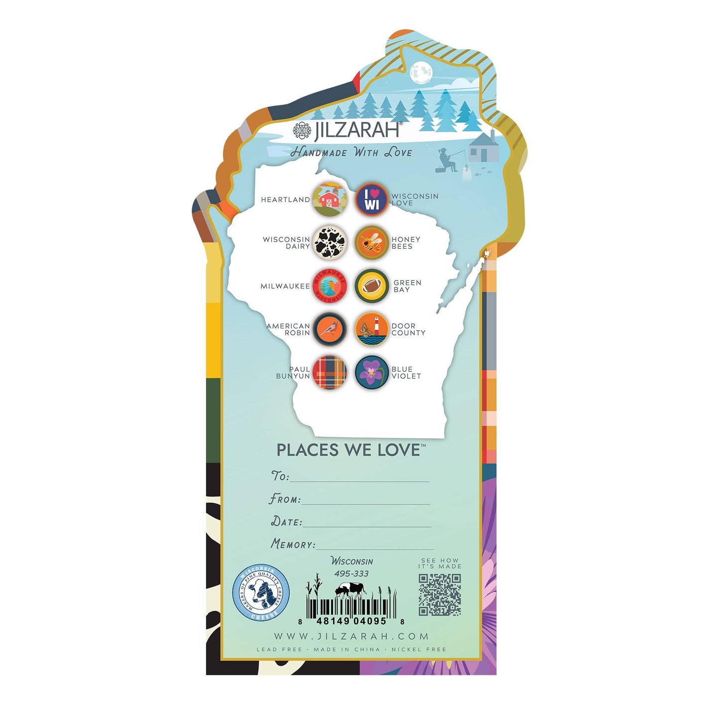 Wisconsin Places We Love Bracelet