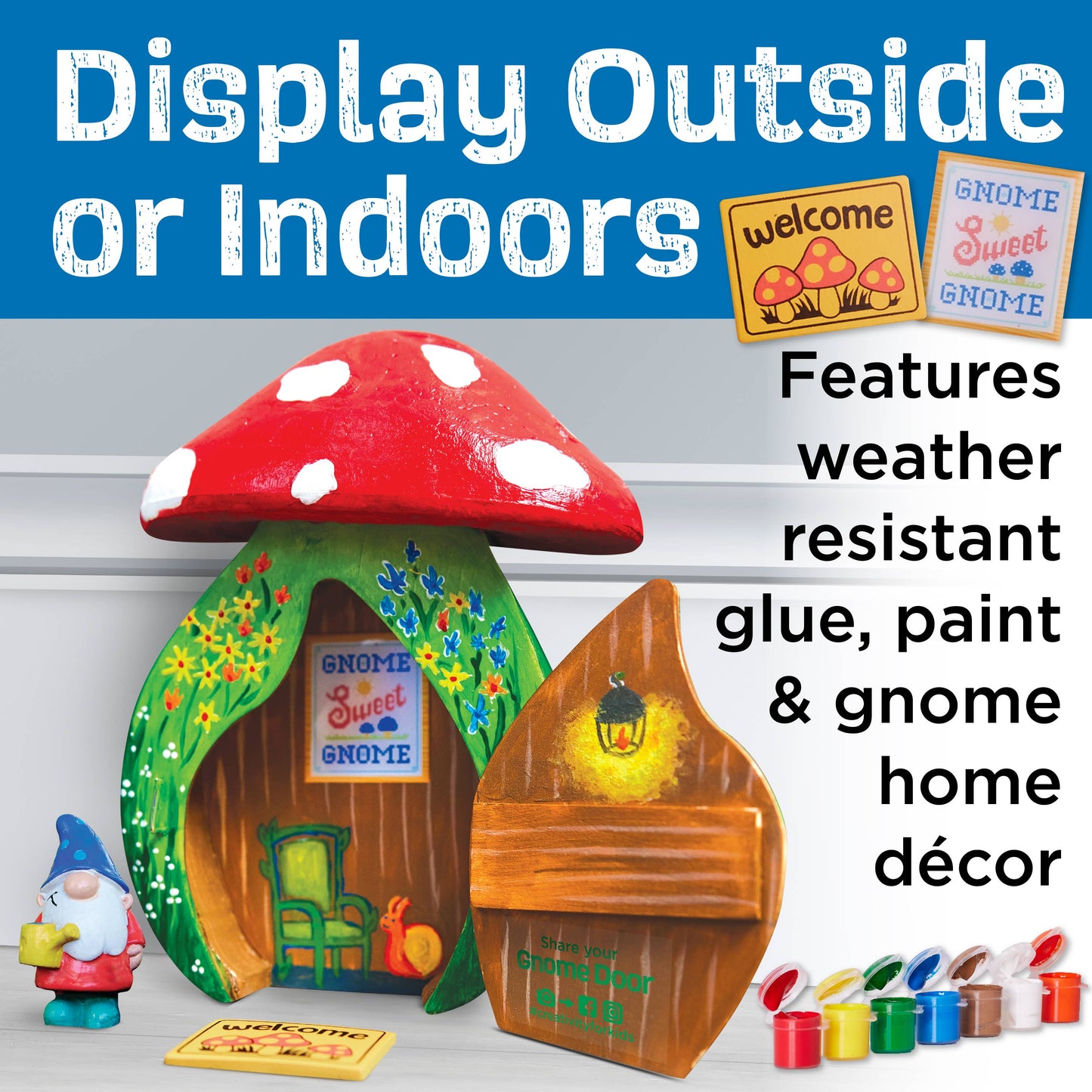 Gnome Garden Door DIY Craft Kit for Kids