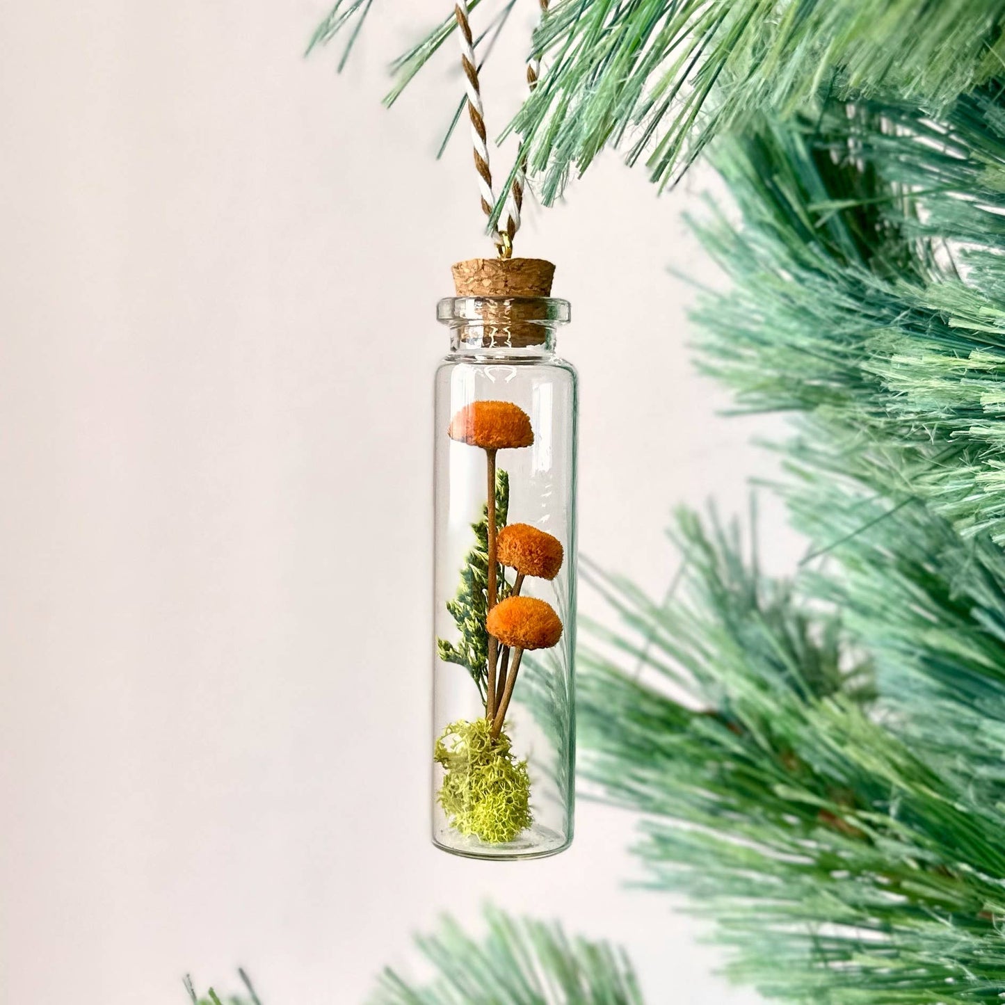Mushroom Fields Terrarium Ornament