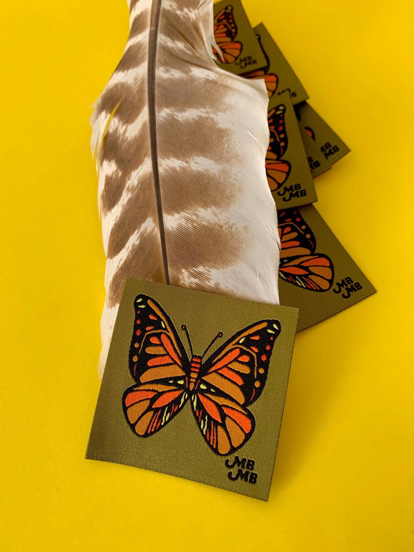 It's a Butterfly-Woven Iron on Patch