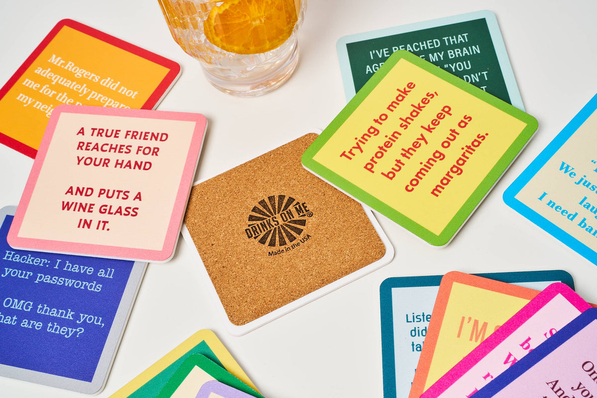 COASTER Push Ups | Funny Party Gift | Home Bar Decor