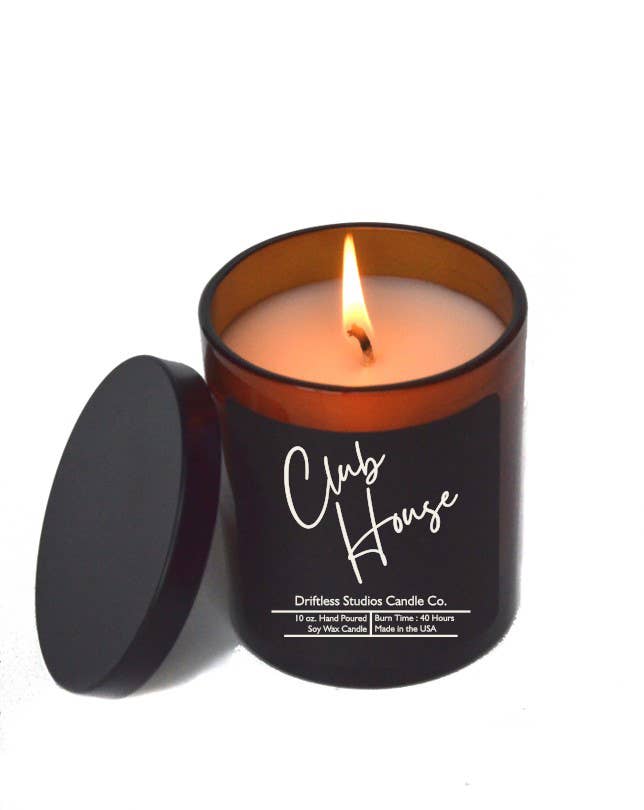 Club House Soy Wax Candles - 10oz Candle