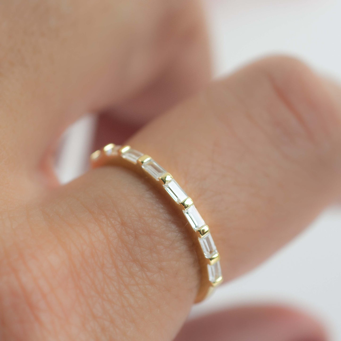 Baguette CZ Ring